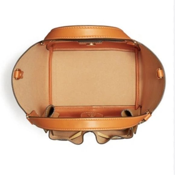 🔥NeW! $598 Tory Burch Color Block Satchel - Picture 4 of 15